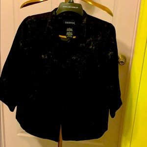 Sparkling black jacket